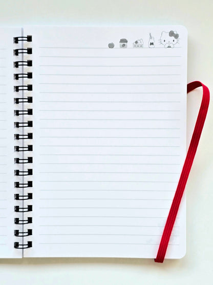 Offizielles Hello Kitty Spiral-Notizbuch – Importiert aus Japan