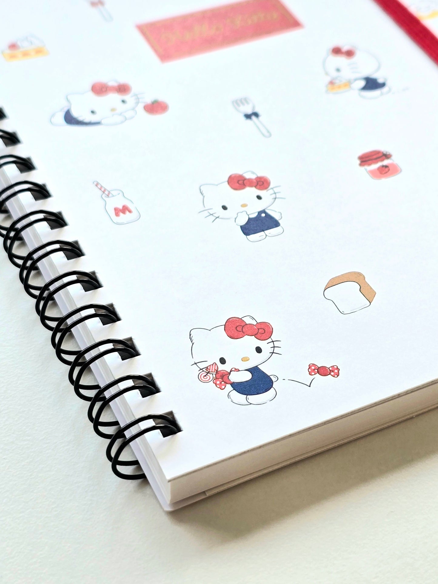 Offizielles Hello Kitty Spiral-Notizbuch – Importiert aus Japan