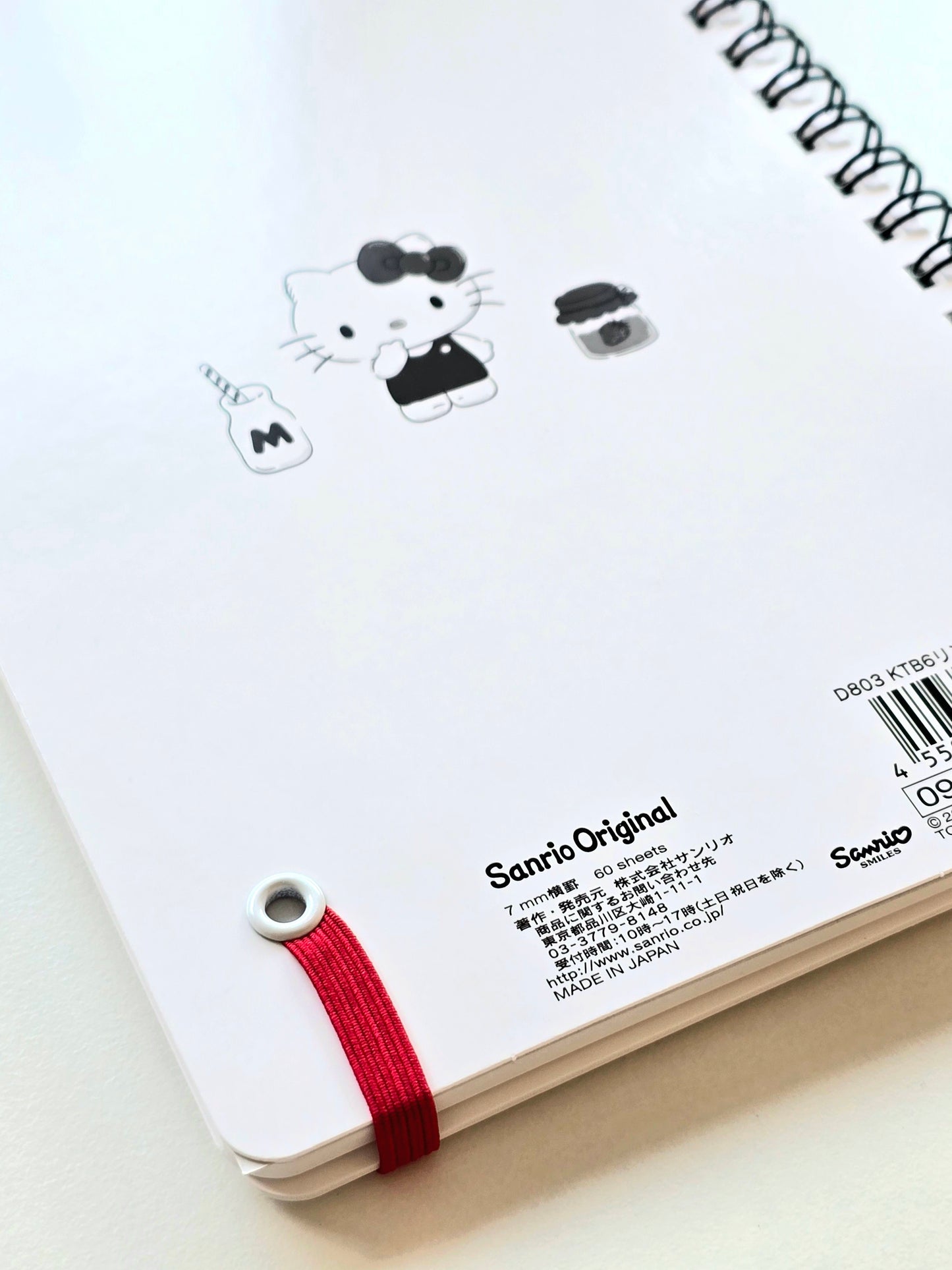 Offizielles Hello Kitty Spiral-Notizbuch – Importiert aus Japan
