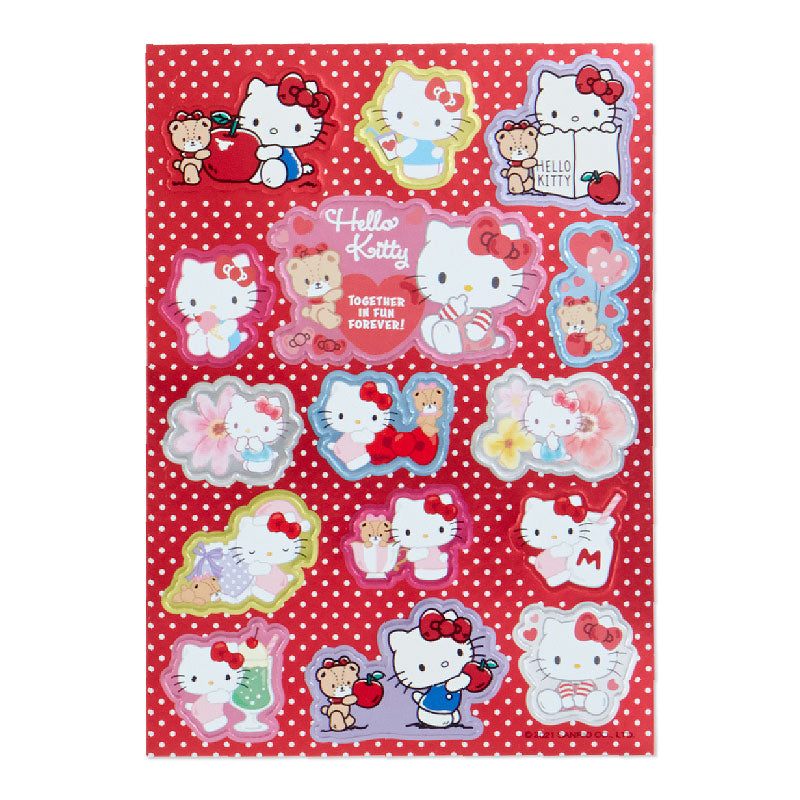 Hello Kitty Sticker-Set mit Volumen