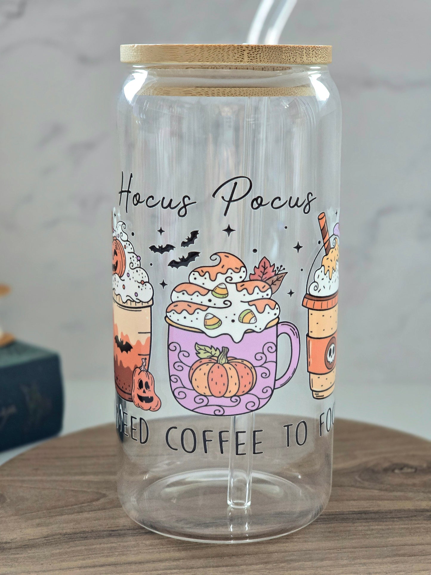 Hocus Pocus Glass Cup