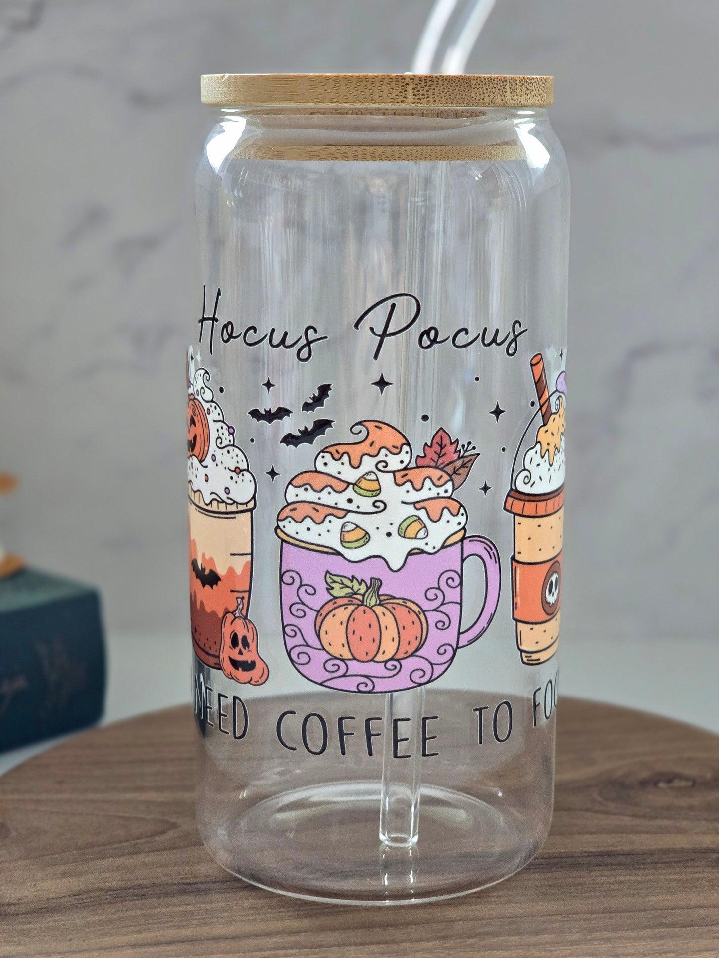 Hocus Pocus Glass Cup