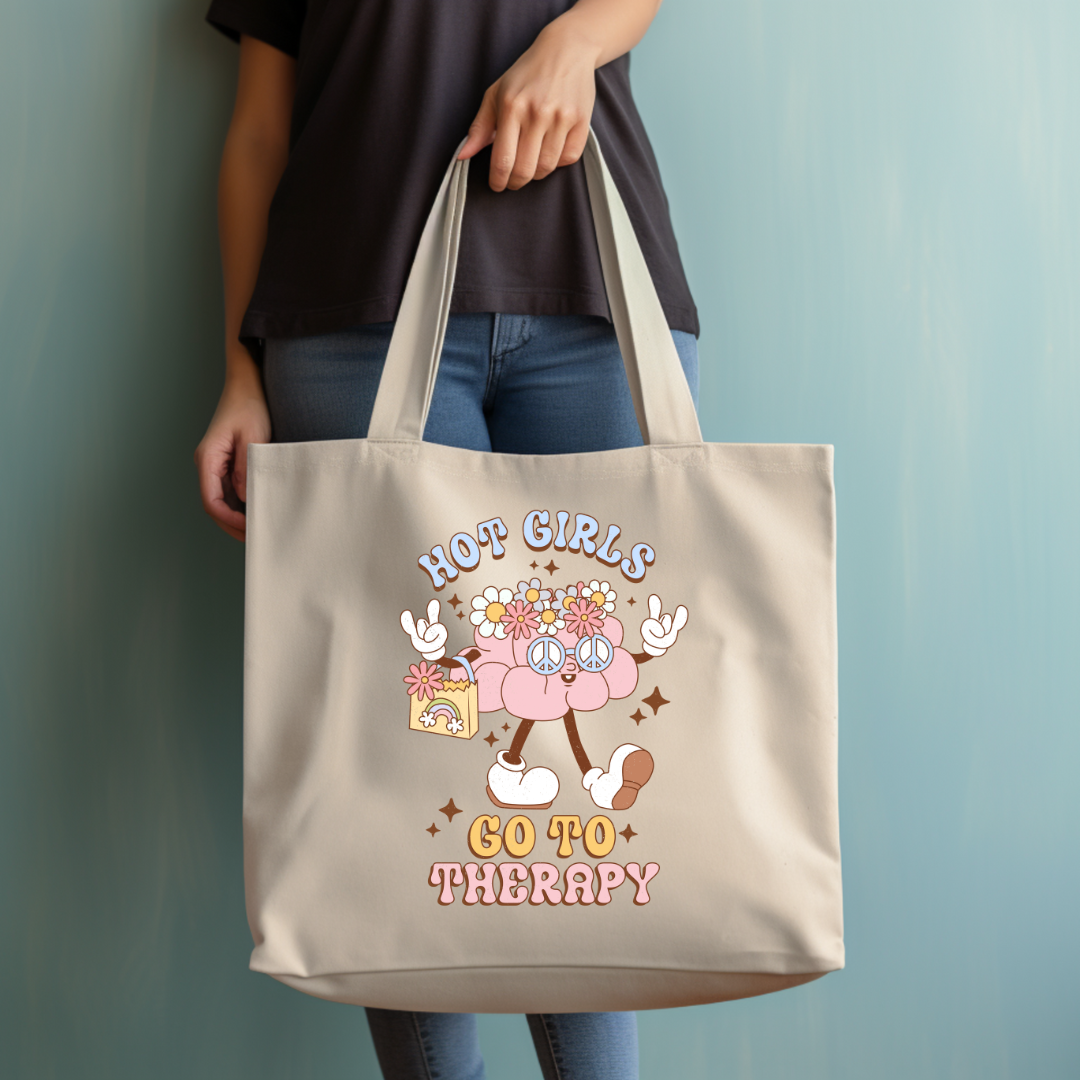 'Hot Girls Go To Therapy' Sac Fourre-Tout