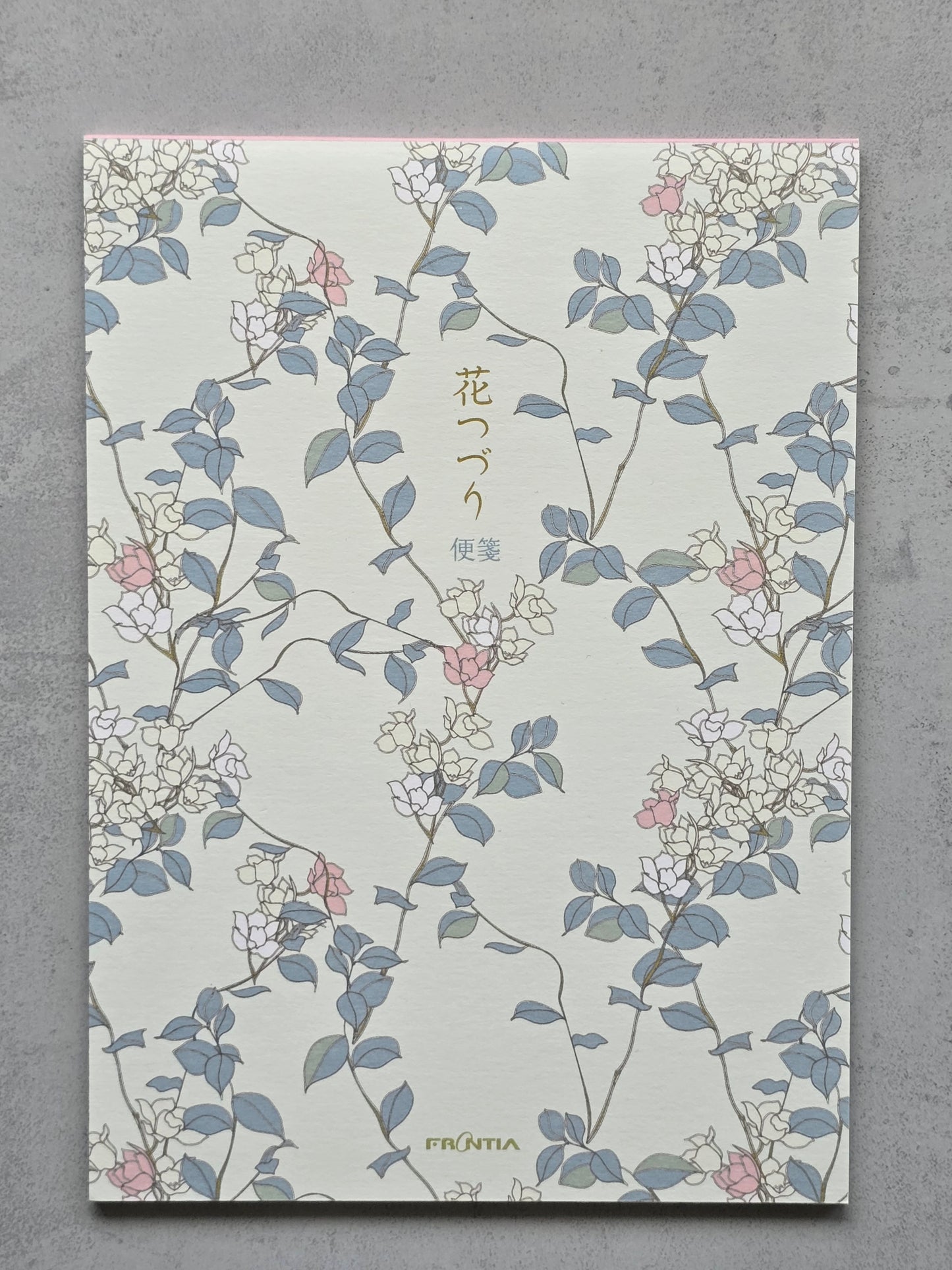 Japanisches Briefpapier - Gepresste Blumen