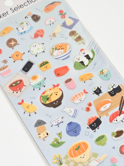 Japanese Food Sticker Sheet