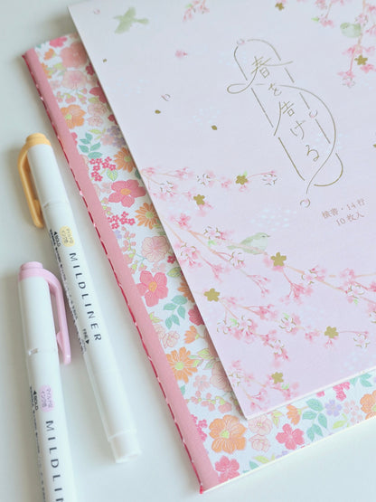 A5 Sakura Briefpapierblock