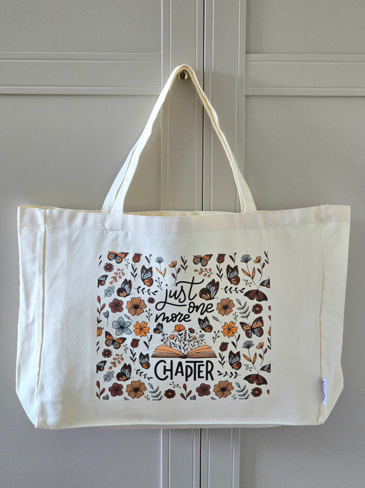 Just One More Chapter Tote Bag