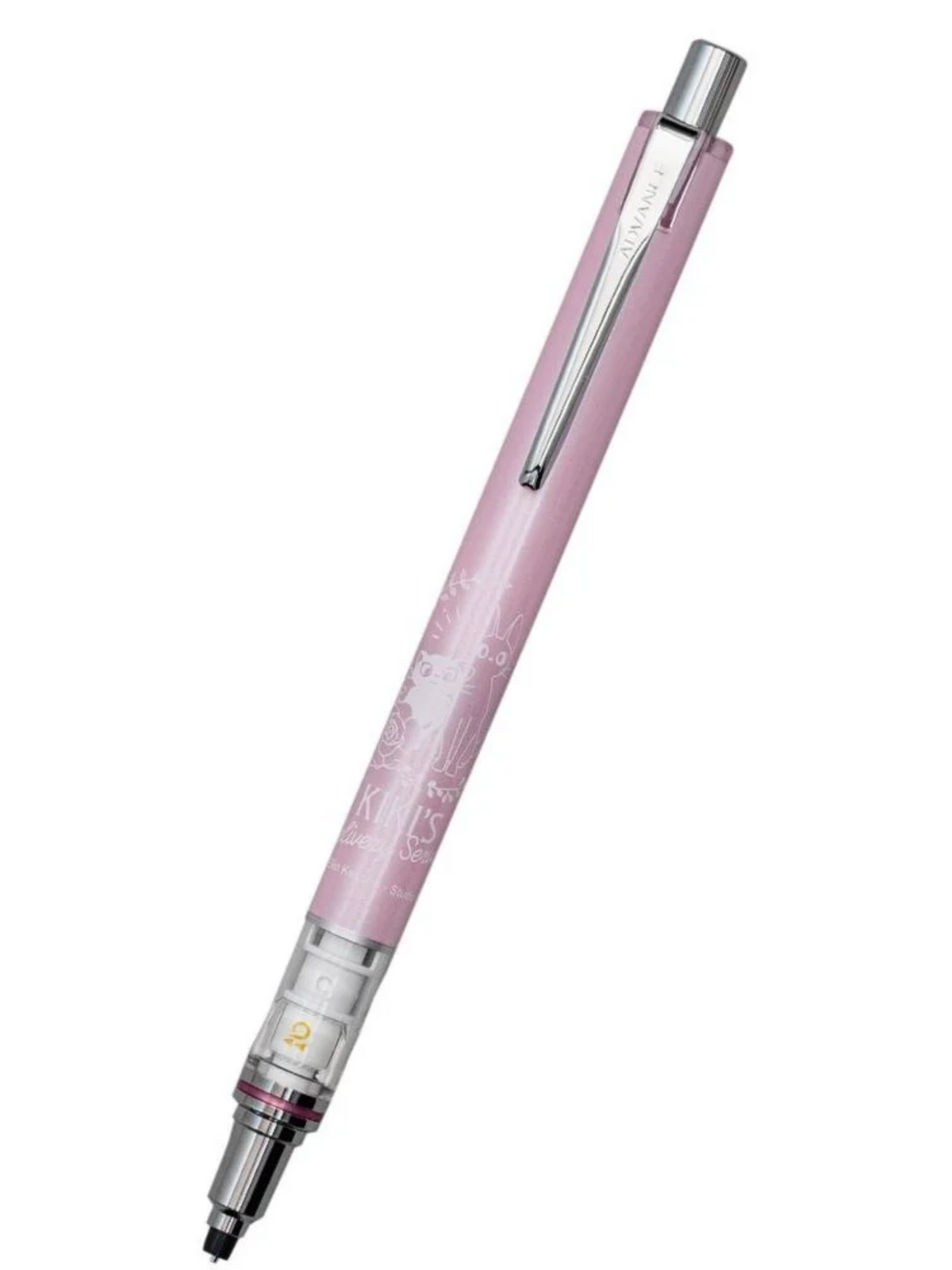 Kiki's Delivery Service Kuru Toga Advance Mechanical Pencil – Baby Pink 0.3 mm