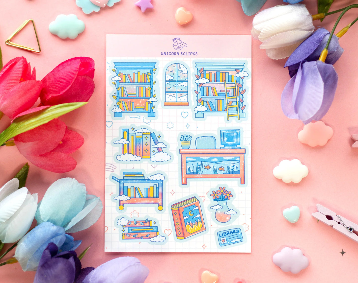 Library Sticker Sheet