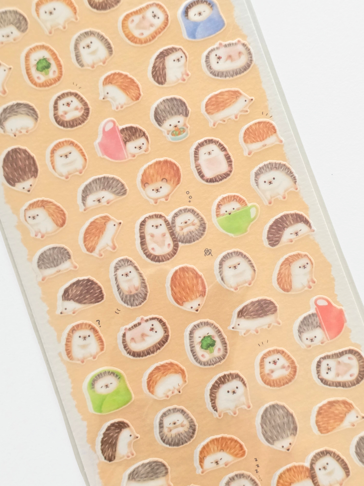 Mind Wave Mame-Mame Animal Sticker Sheet – Hedgehog
