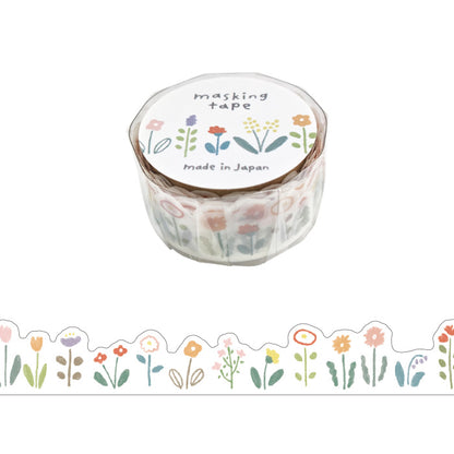 Masking Tape Floral Coloré Découpé