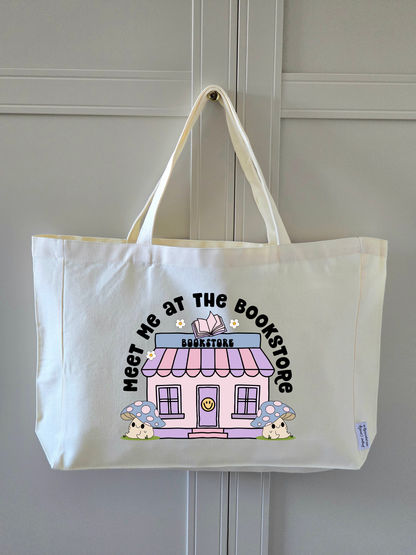 Meet Me at The Bookstore Tote Bag