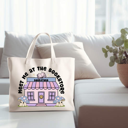 'Meet Me at The Bookstore' Sac Fourre-Tout