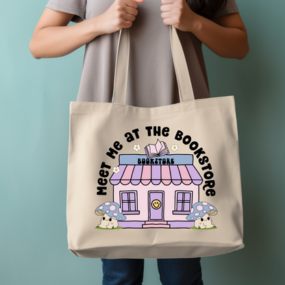 'Meet Me at The Bookstore' Tragetasche
