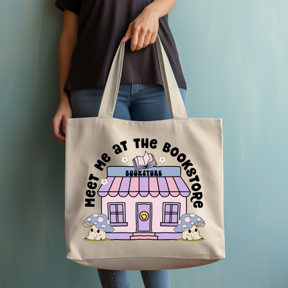'Meet Me at The Bookstore' Tragetasche