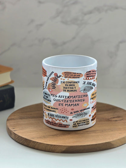 ‘Mes Affirmations Quotidiennes de Maman’ Mug