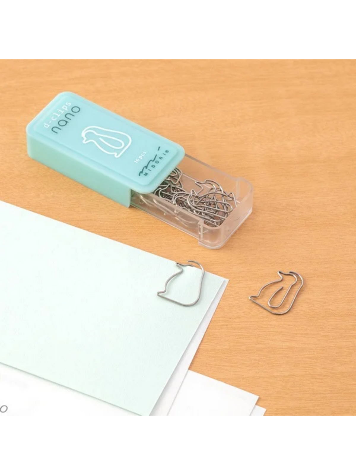 Midori D-Clips Nano Paper Clips – Cat, Penguin & Star