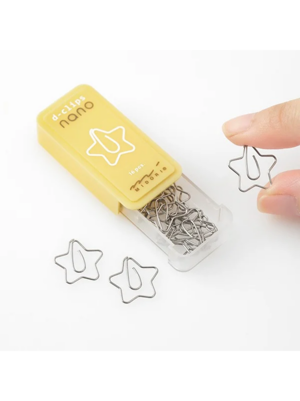 Midori D-Clips Nano Paper Clips – Cat, Penguin & Star