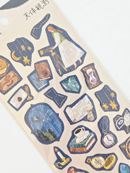 Mind Wave Girl Meets Sticker – Sternenbeobachtung