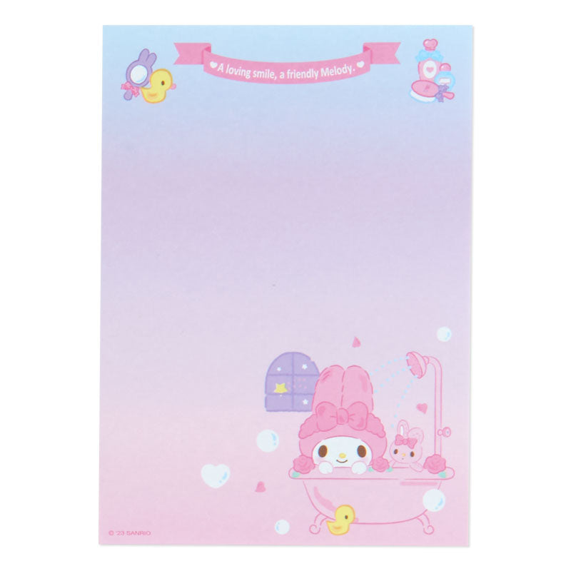 My Melody 8-Design Memo Pad with Stickers