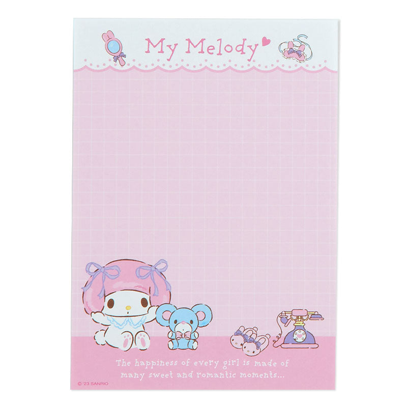 My Melody 8-Design Memo Pad with Stickers