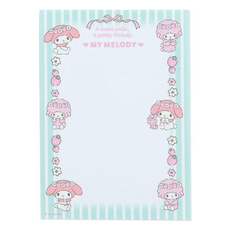 My Melody 8-Design Memo Pad with Stickers