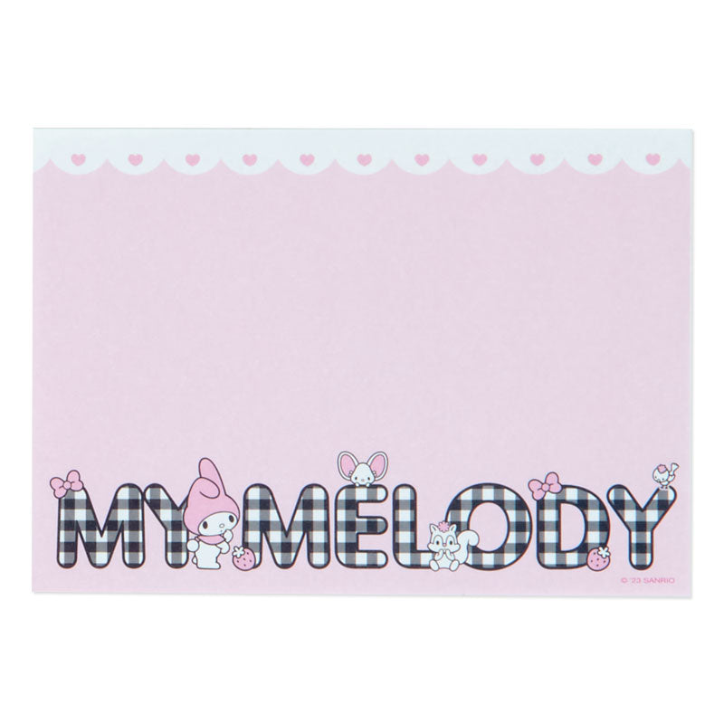 My Melody 8-Design Memo Pad with Stickers