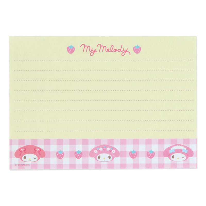 My Melody 8-Design Memo Pad with Stickers