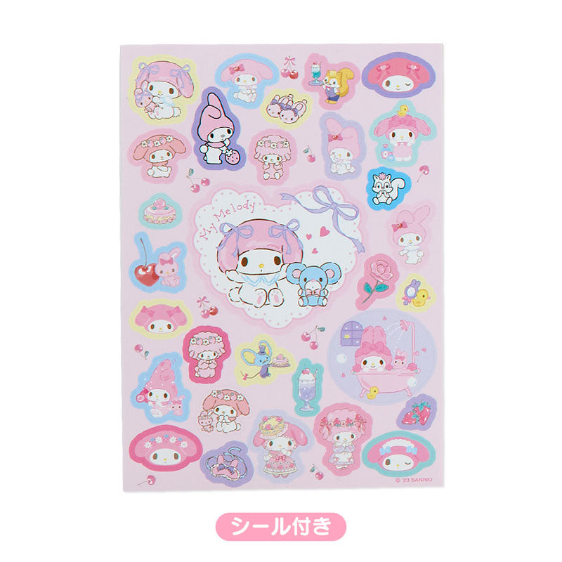 My Melody 8-Design Memo Pad with Stickers
