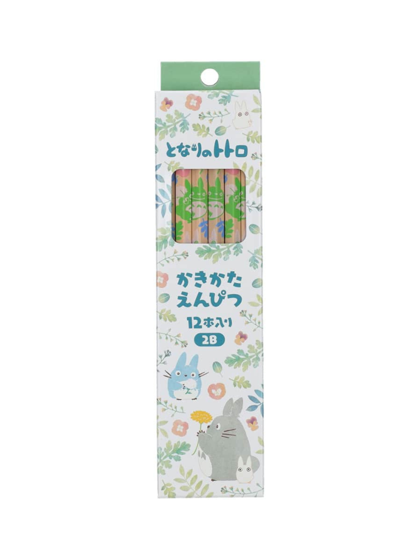 My Neighbor Totoro 2B Pencils – Colourful Leaf Design