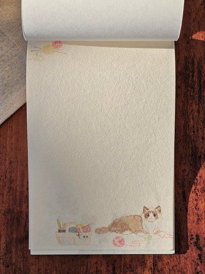 Papier à lettres japonais - Nekorobi Hiver