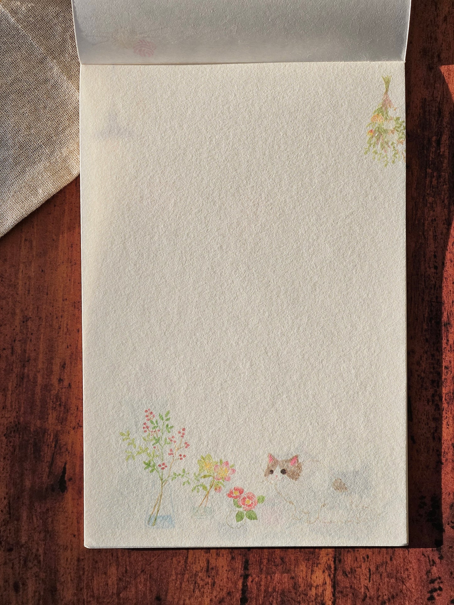 Papier à lettres japonais - Nekorobi Hiver