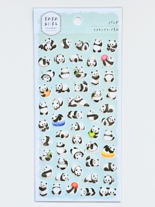 Panda Stickerbogen