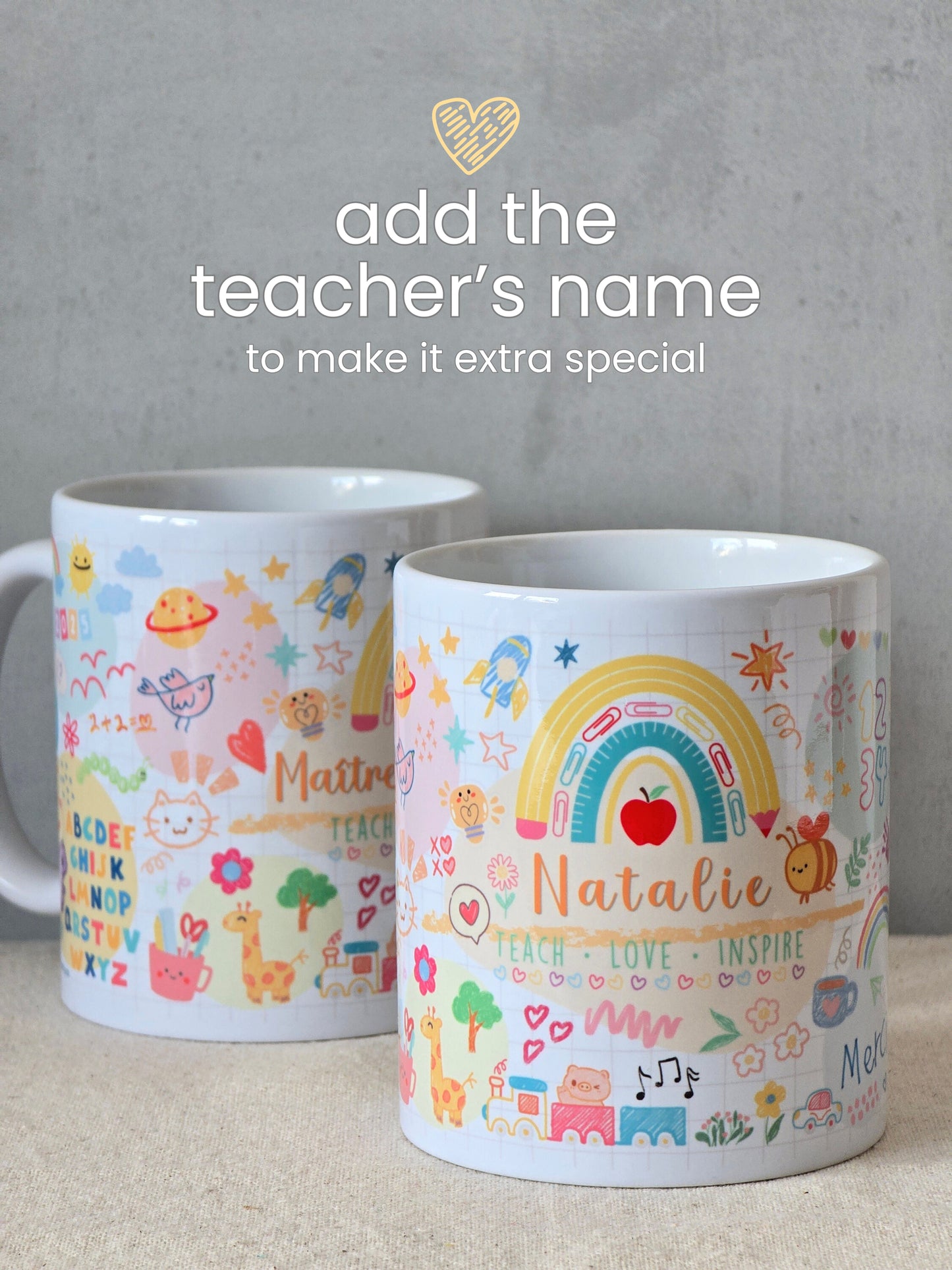 Personalisierte 'Little Learners' Tasse