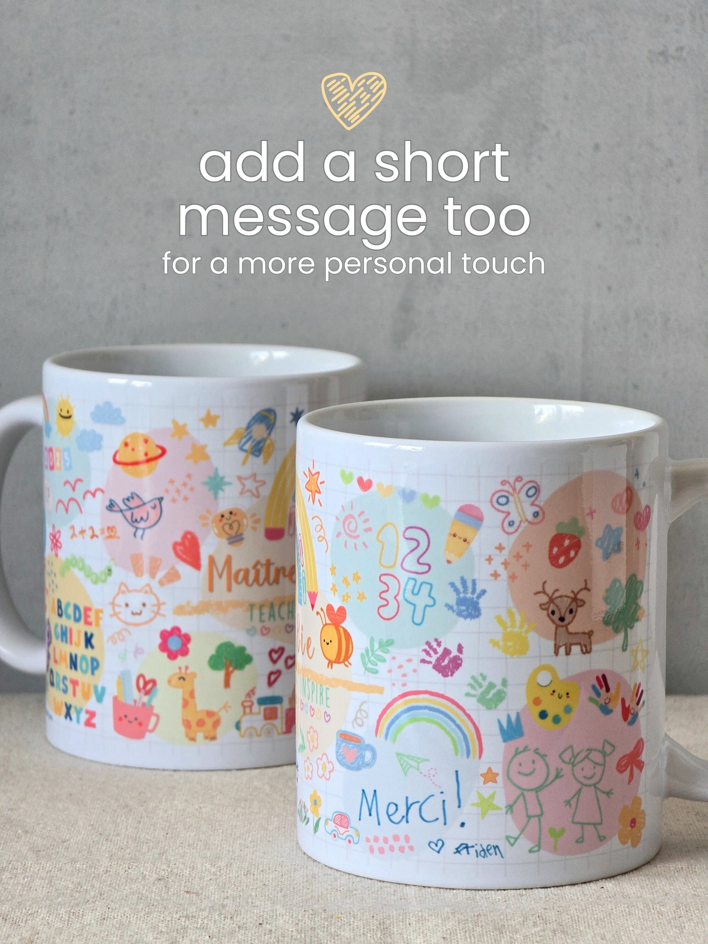 Personalisierte 'Little Learners' Tasse