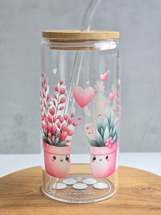 Plant Lover Glass Cup