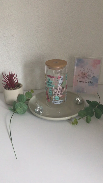 Tasse 'My Daily Workout Affirmations'