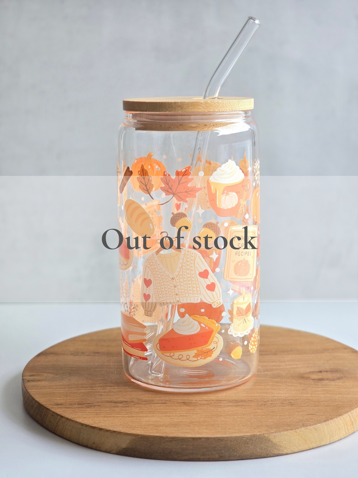 Tasse en Verre Pumpkin Spice
