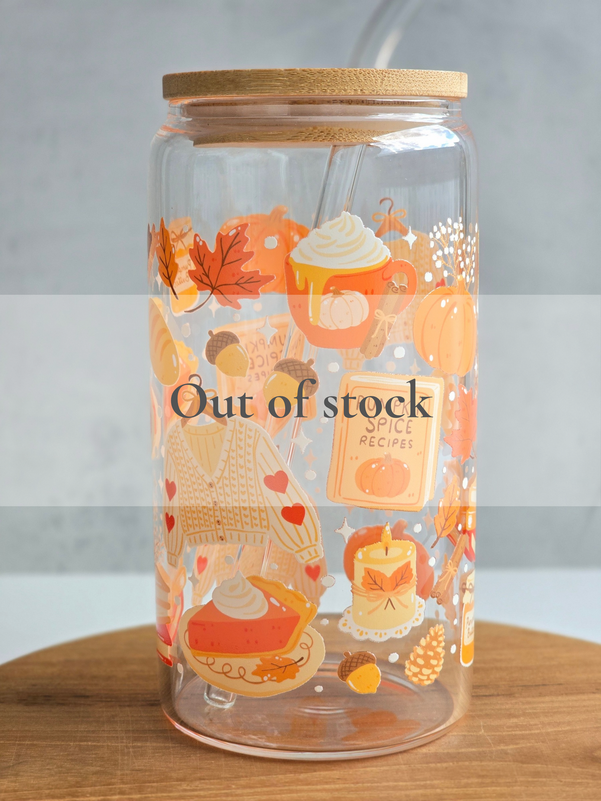 Tasse en Verre Pumpkin Spice