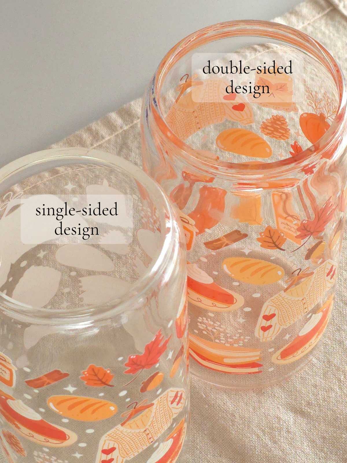 Tasse en Verre Pumpkin Spice