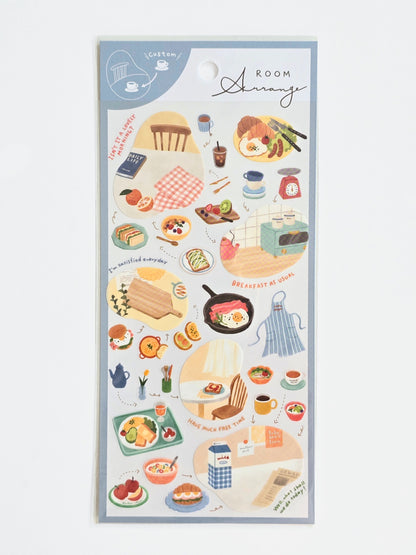 Room Arrange Sticker Sheet – Breakfast Kitchen