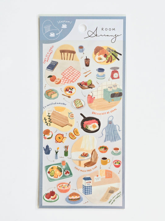 Room Arrange Sticker Sheet – Breakfast Kitchen