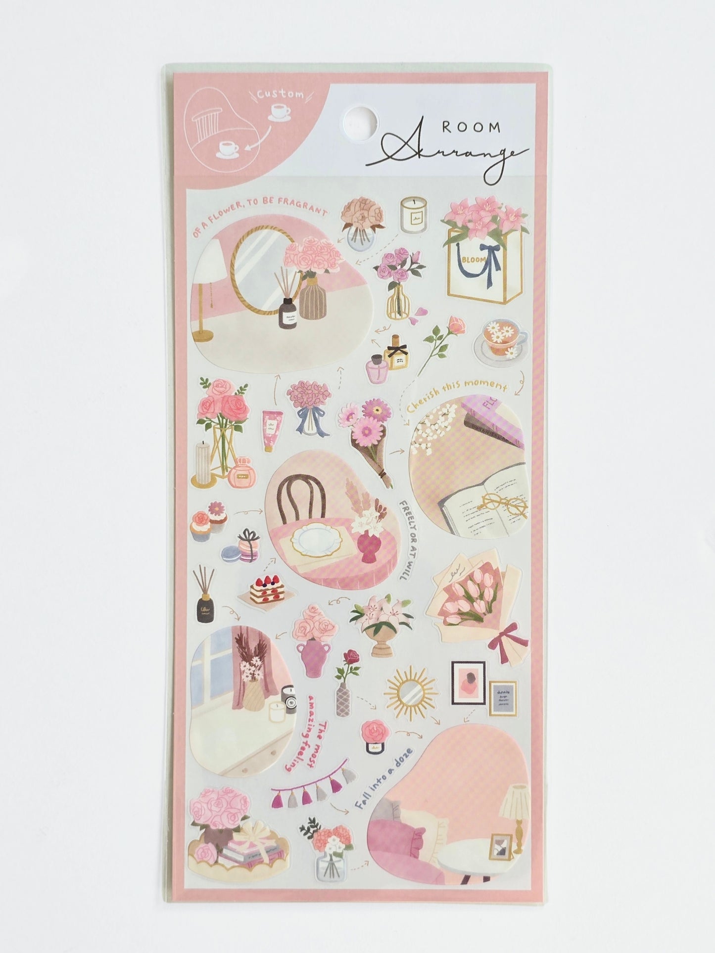 Room Arrange Sticker Sheet – Floral Room