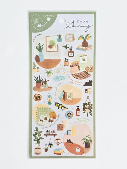 Room Arrange Sticker Sheet – Plant & Interior