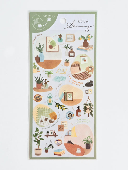 Room Arrange Sticker Sheet – Plant & Interior