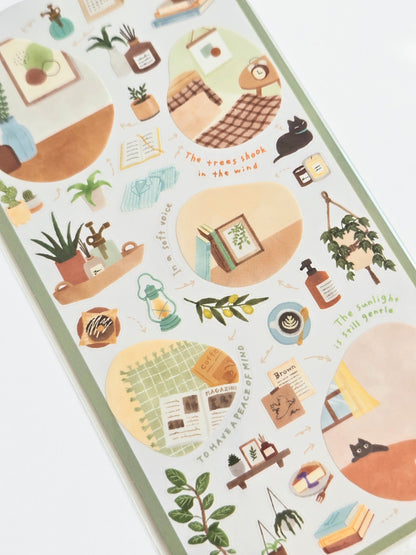 Room Arrange Sticker Sheet – Plant & Interior