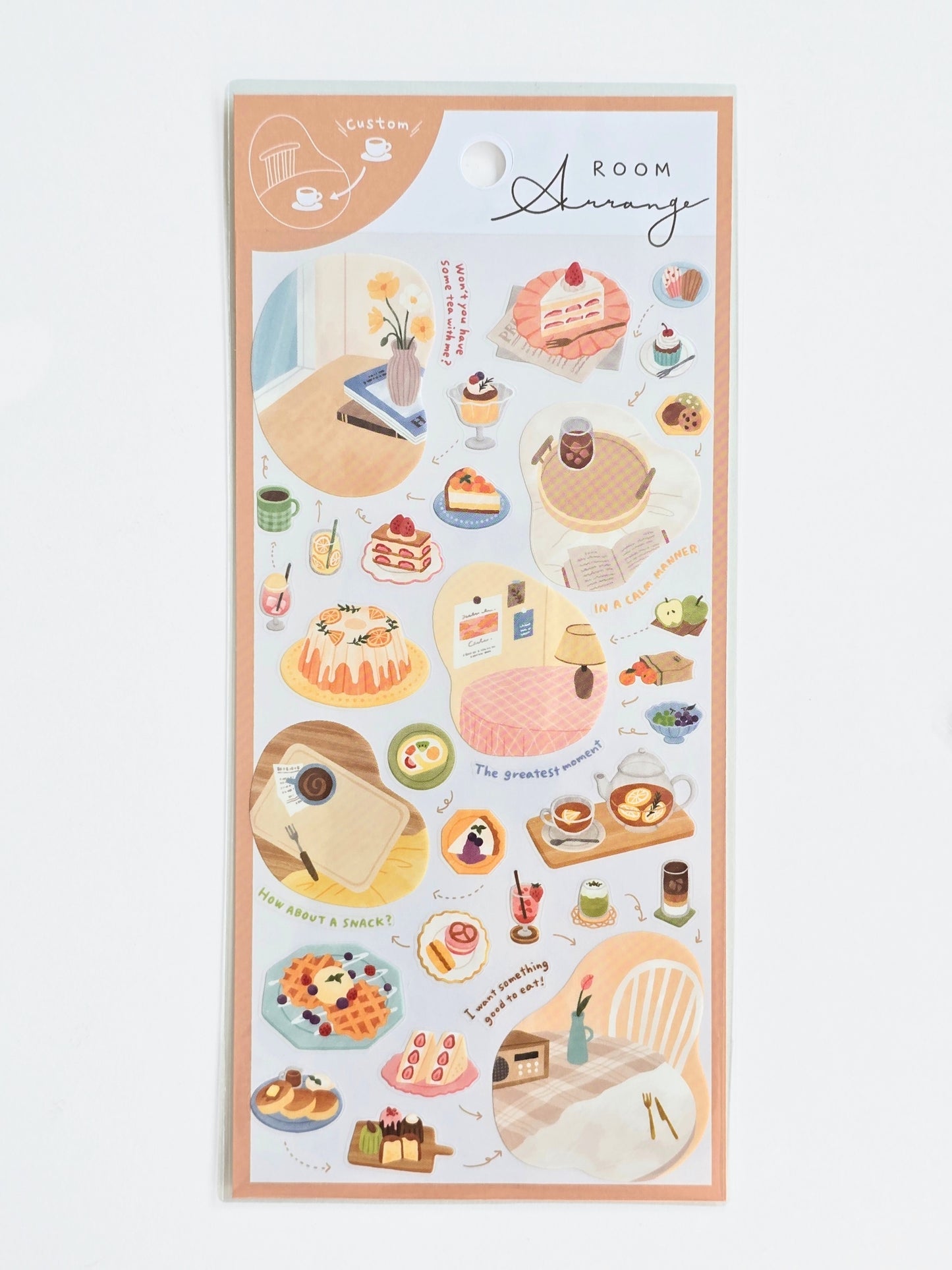 Room Arrange Sticker Sheet – Sweets & Tea Time