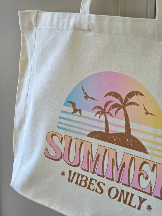 Summer Vibes Only Tote Bag