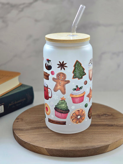 Sweet Christmas Magic Glass Cup