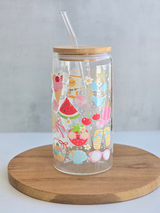 Sweet Summer Glass Cup